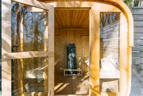 Designer mountain villa with sauna & BBQ, standing in a 4000-tsubo mountain forest - Image 4