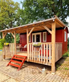 Pipo wagen de Rooie with hot tub - Image 5