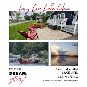 Cozy Coon Lake Cabin — 30 Mins from Minneapolis - Image 2
