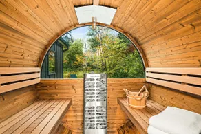 Private Sauna + Fireplace · Wildernest Cabins #3 - Image 3