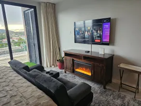 Chic Studio Retreat w/ King Bed, Fireplace + Pool - Image 2