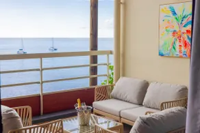 Tiny Penthouse: Sea View -Terrace - Beach & Pool - Image 2
