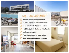 F3, Grau du Roi pool, 3* secure residence - Image 2
