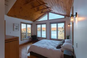 Rustic-Luxury Waterfront Cottage Getaway on Kennisis Lake Stunning Elevated View - Image 5
