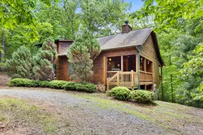 Wooded Cabin w/Spa and firepit near Macaysville - Image 2