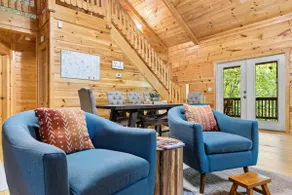 Wooded Cabin w/Spa and firepit near Macaysville - Image 5