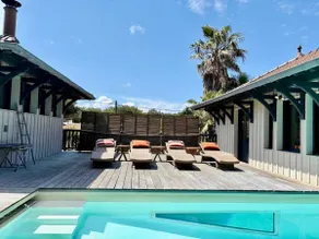 Luksus villa med opvarmet pool og aircondition i Cap Ferret, direkte klit placering - Image 3