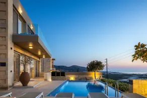 Lux Villa Near Falasarna Beach & a Restaurant, Private Pool & Sea View - Image 3