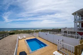 Pure Paradise by Carolina Getaway Oceanfront with Pool & Views on Kure Beach - Image 2
