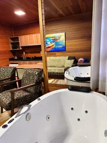 Luxury Cabin - with bathtub and fireplace - 6 People - Image 2