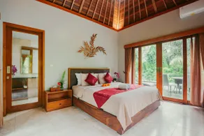 2 bedroom ubud villa, ricefield, jungle river view - Image 2