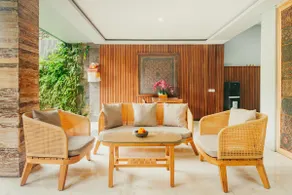 2 bedroom ubud villa, ricefield, jungle river view - Image 3