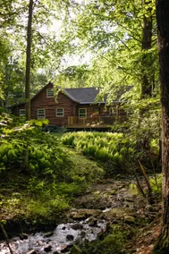 1970s Creekside Cabin | 2 miles from Woodstock - Image 3
