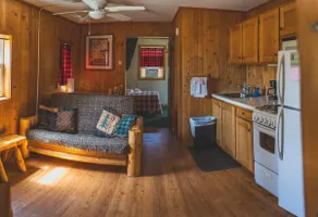 White Pine Cozy 1BR Sunset Lakefront Cabin m / privat lancering og dock - Image 3