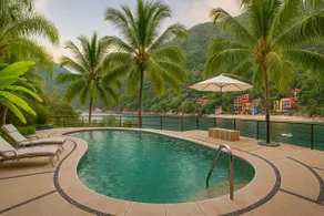 Puerto Vallarta ocean frontage luxury  villa for rent - Image 3