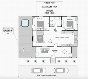 J’s Beach House: Hot Tub & short walk to beach! - Image 4