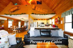 Cedar Log Cabin, Hot tub, Game room, Fireplace - Image 5