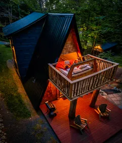The A Frame at Evergreen Cabins - Image 2