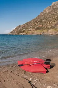 Villa Angela Ravdoucha, Just on the beach -canoes included - Image 3