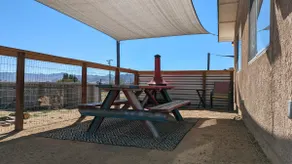 The Hardrock House J.T. large fenced pet patio - Image 4