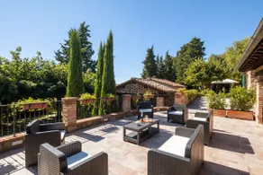 Old stone farmhouse with large, green, private garden and swimming pool. Perfect for 2 couples or a - Image 3