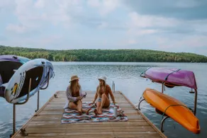 Rustic-Luxury Waterfront Cottage Getaway on Kennisis Lake Stunning Elevated View - Image 3