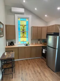 Restored Church 1BR w/ Full Kitchen | Near Trails - Image 3
