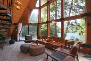 Private Lake Glass House. 180° Water Views & Dock - Image 3