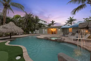Swim up Tiki~Canal~Waterslide Putt Putt! TIKI HUT - Image 4