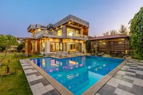 6 BHK Modern Villa w/Pool + Scenic View + Lawn - Image 2