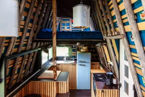 Wooden Glampervan on the water at City Camping - Image 5