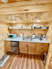 Rustic Walkout Cabin Basement - Image 4