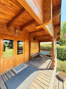 Log cabin at the sailing harbor - Image 4