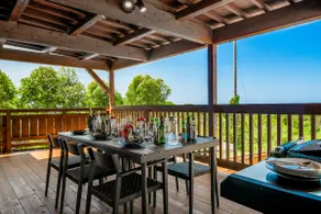 BBQ on a roof terrace overlooking the sea and sunset | Entire villa with the warmth of wood - Image 2