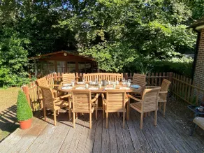 Nouvelle maison de la forêt avec grand jardin, près de la mer. Parfait pour les familles avec enfants - Image 5
