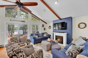 Poconos Cabin: Private Beach, Pool, Fire Pit, 3BA - Image 2