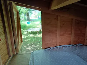 Wooden tent / double bed - Image 4