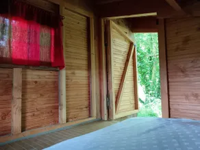 Wooden tent / double bed - Image 3