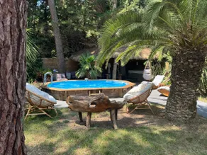 House a real Wooden Nest Bike Pool Spa Sauna - Image 2