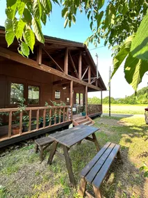 Log house run by a farmer, pets allowed, rice ball breakfast included! You can relax while reading a book - Image 2