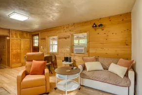 Cozy Ludington Cabin: Round Lake, Fishing, Dock - Image 2