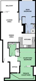Perfectly Central 2 Bedroom Apartment & Office - Image 4