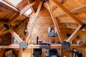 Log Cabin - playroom, fireplace, skiing - $0 fees - Image 4