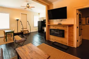 Fireplace Apartment Main Street Galena - Image 5