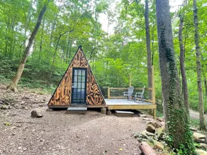 Tiny A-frame Glamping @ Running Water Creek - Image 5