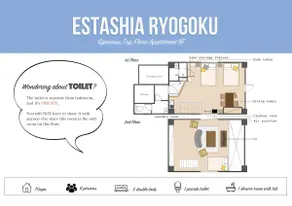 【Ryogoku/Asakusa】Sumo nearby/70sqm Privatefloor6F - Image 5