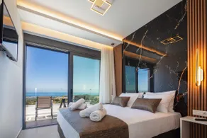 3Br Luxury Villa w/Majestic Seaview in Kournas - Image 2