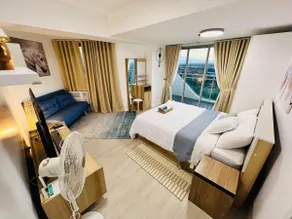 1 BEDROOM Serene Bali at Azure North by THE BALI CORNER AT AZURE NORTH, High Floor, Corner Unit, BIG Balcony with Full View of Beach Resort Amenities - Image 3
