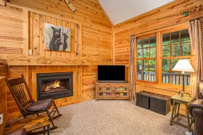 All-Seasons Woodland Escape: Fire Pit, Deck, Grill - Image 4