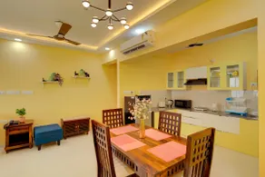 Poolside 2BHK | Near Airport | Workcation Ready - Image 5